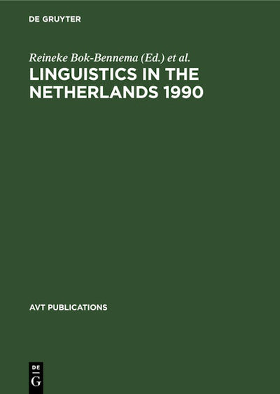 Linguistics in the Netherlands 1990
