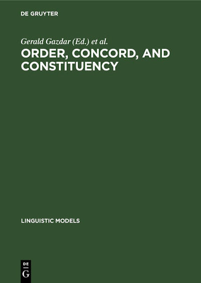 Order, Concord, and Constituency