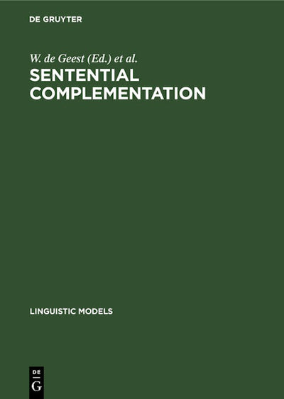 Sentential Complementation