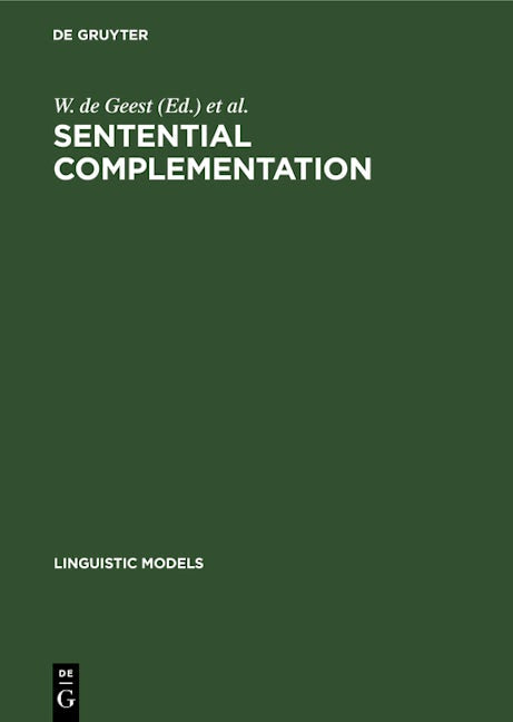 Sentential Complementation