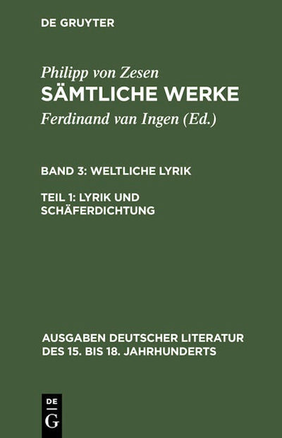 Lyrik und Schäferdichtung