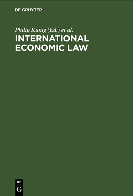 International Economic Law