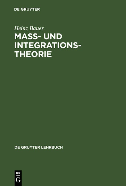 Maß- und Integrationstheorie