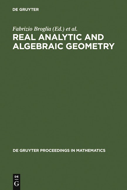 Real Analytic and Algebraic Geometry