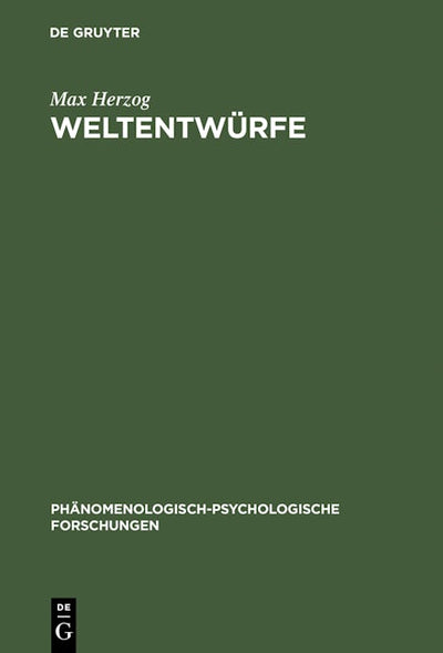Weltentwürfe
