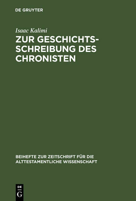 Zur Geschichtsschreibung des Chronisten