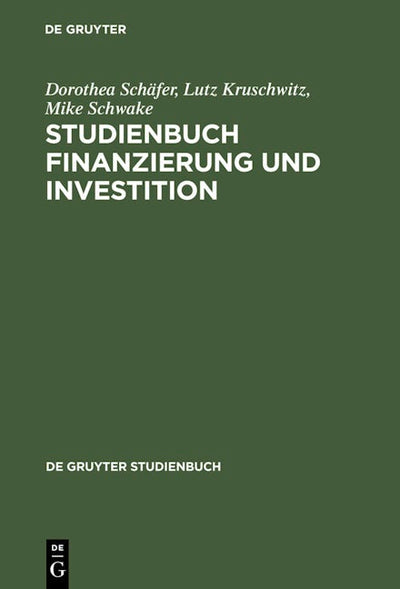 Studienbuch Finanzierung und Investition
