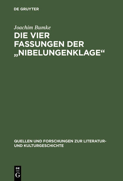 Die vier Fassungen der „Nibelungenklage“