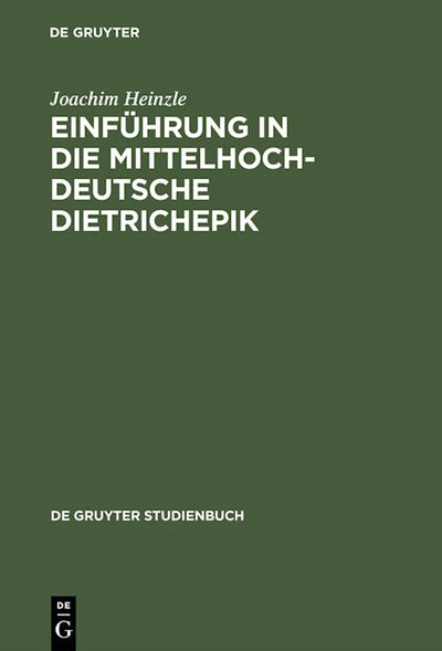 Einführung in die mittelhochdeutsche Dietrichepik