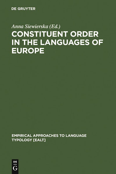Constituent Order in the Languages of Europe