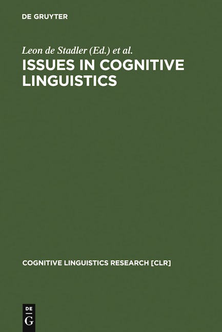 Issues in Cognitive Linguistics