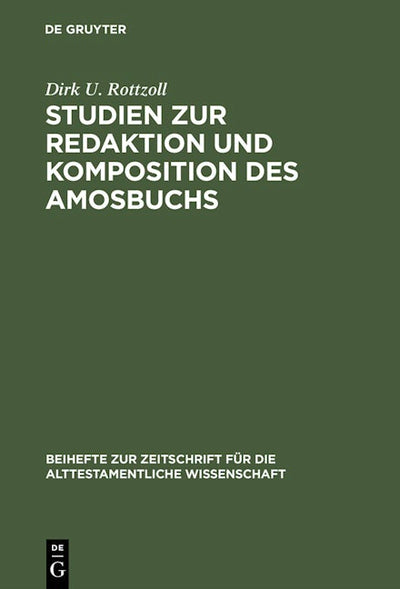 Studien zur Redaktion und Komposition des Amosbuchs