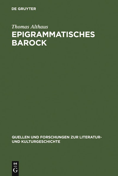 Epigrammatisches Barock
