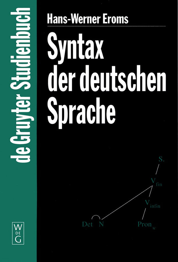 Cover image for Syntax der deutschen Sprache, isbn: 9783110156669