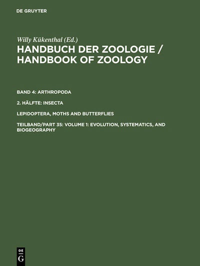 Volume 1: Evolution, Systematics, and Biogeography