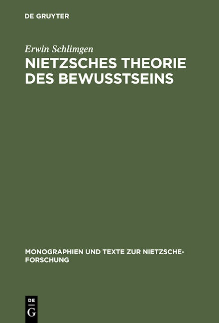 Nietzsches Theorie des Bewußtseins