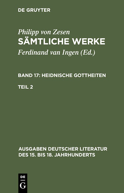 Die Heidnischen Gottheiten. Zweiter Teil