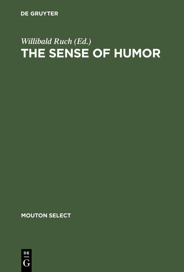 Cover image for The Sense of Humor, isbn: 9783110162073