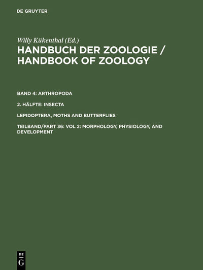 Cover image for Vol 2: Morphology, Physiology, and Development, isbn: 9783110162103