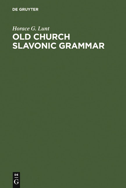 Old Church Slavonic Grammar
