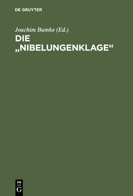 Die „Nibelungenklage“