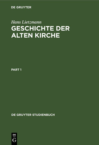 Geschichte der Alten Kirche