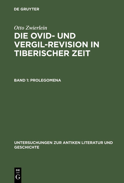 Cover image for Prolegomena, isbn: 9783110166354