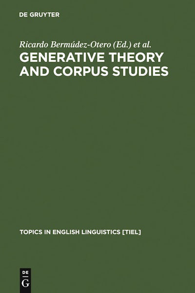 Generative Theory and Corpus Studies