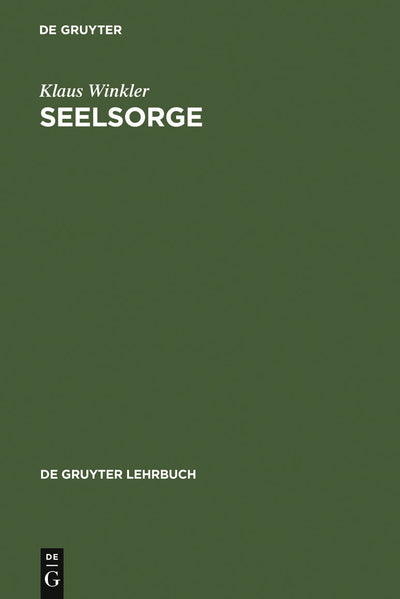 Cover image for Seelsorge, isbn: 9783110168143