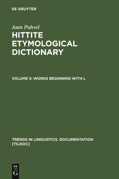 Cover image for Words beginning with L, isbn: 9783110169317