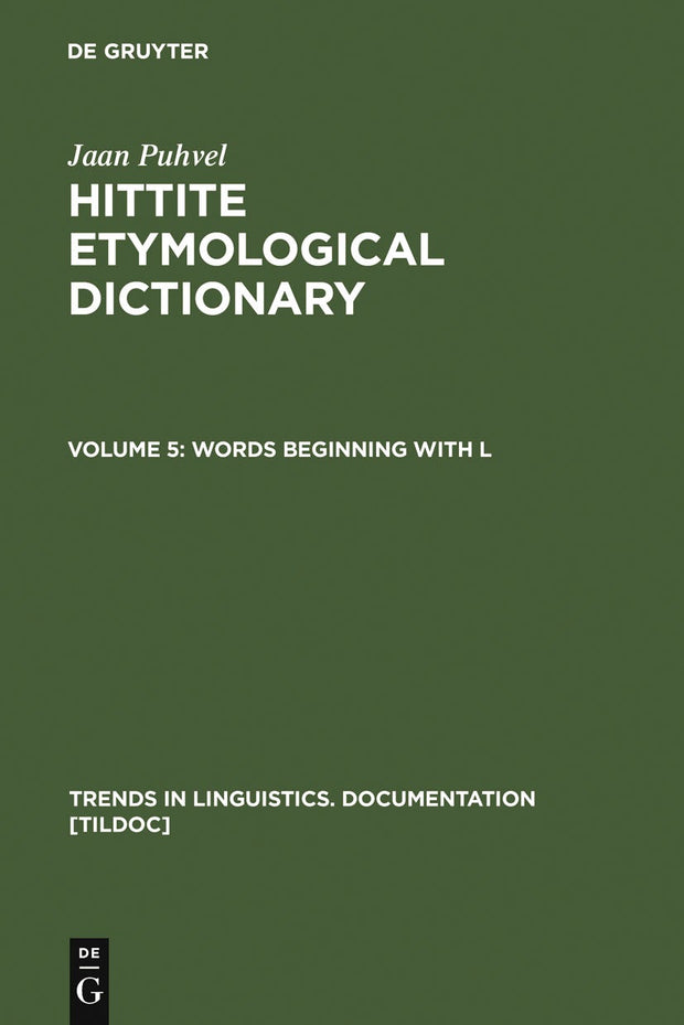Cover image for Words beginning with L, isbn: 9783110169317