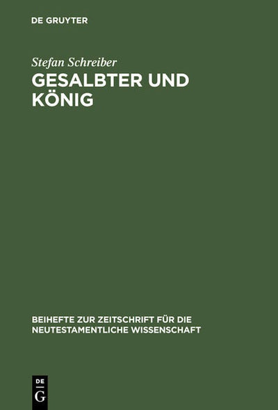 Gesalbter und König