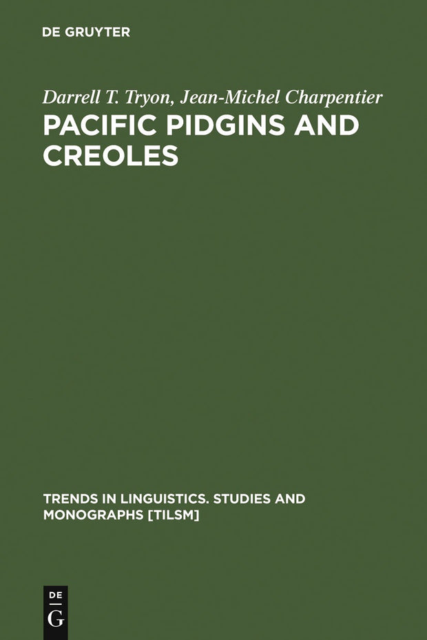 Cover image for Pacific Pidgins and Creoles, isbn: 9783110169980