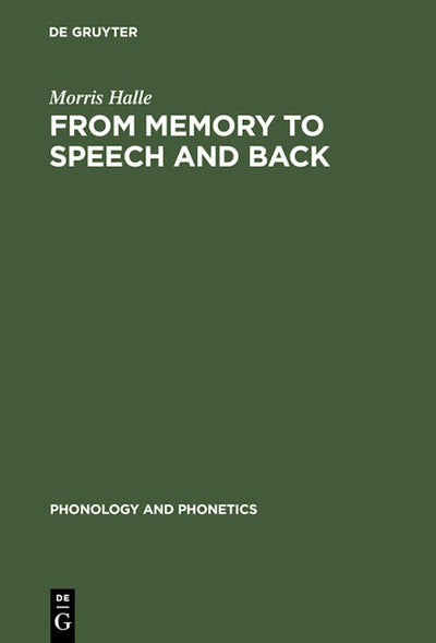 From Memory to Speech and Back