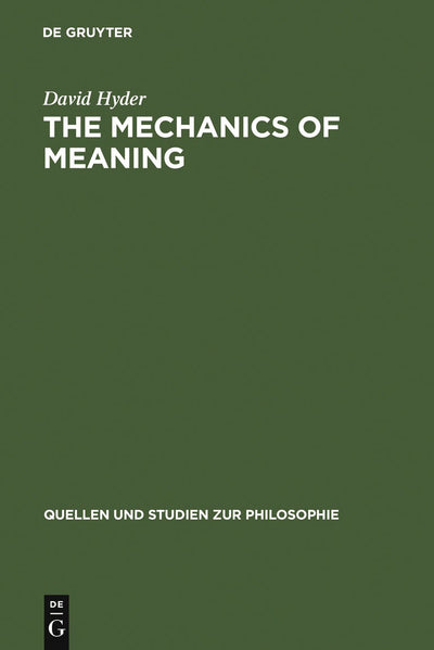 Cover image for The Mechanics of Meaning, isbn: 9783110172188