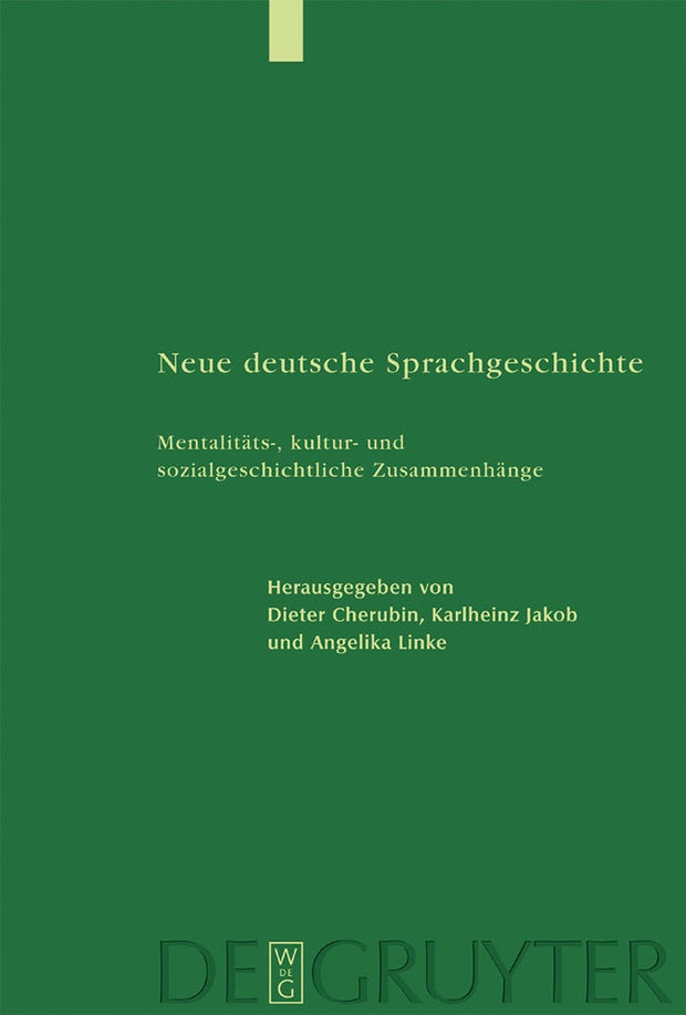 Cover image for Neue deutsche Sprachgeschichte, isbn: 9783110172508