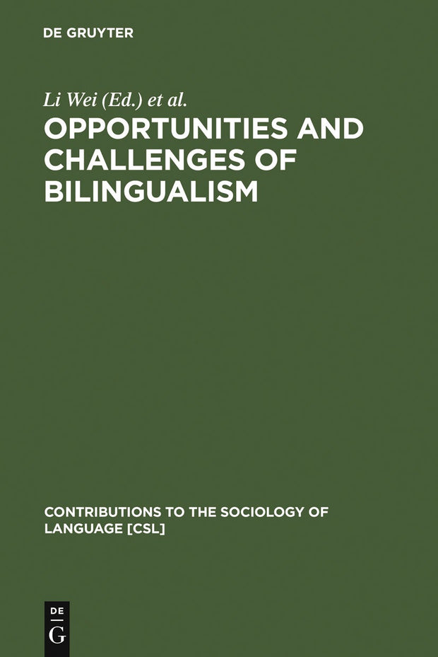 Cover image for Opportunities and Challenges of Bilingualism, isbn: 9783110173055