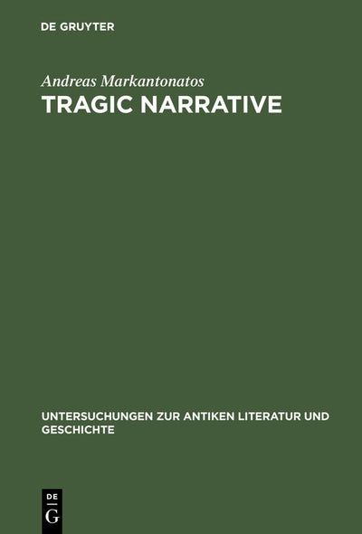 Cover image for Tragic Narrative, isbn: 9783110174014