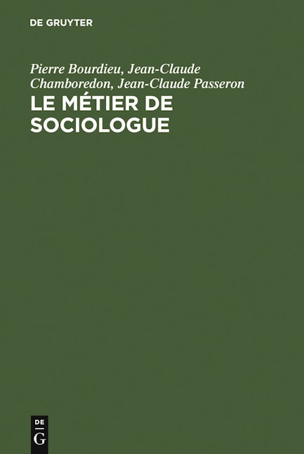 Le métier de sociologue
