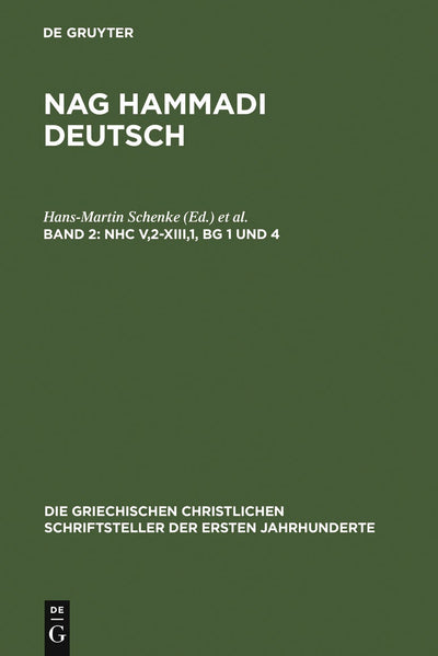 Cover image for NHC V,2-XIII,1, BG 1 und 4, isbn: 9783110176568