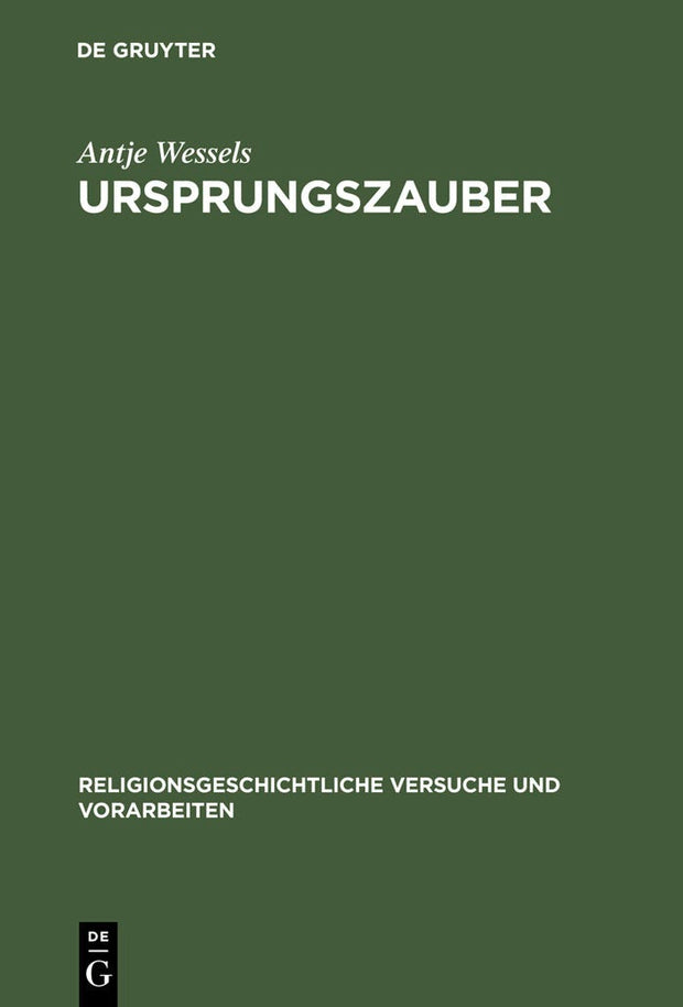 Cover image for Ursprungszauber, isbn: 9783110177879