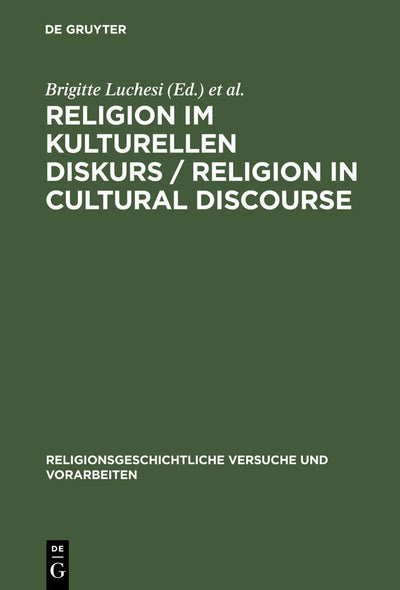 Cover image for Religion im kulturellen Diskurs / Religion in Cultural Discourse, isbn: 9783110177909