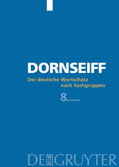 Der deutsche Wortschatz nach Sachgruppen