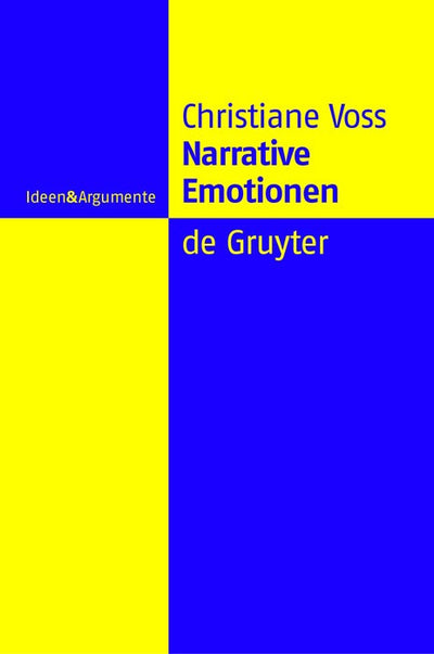 Cover image for Narrative Emotionen, isbn: 9783110179439