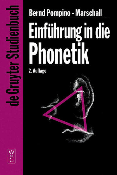 Cover image for Einführung in die Phonetik, isbn: 9783110180206