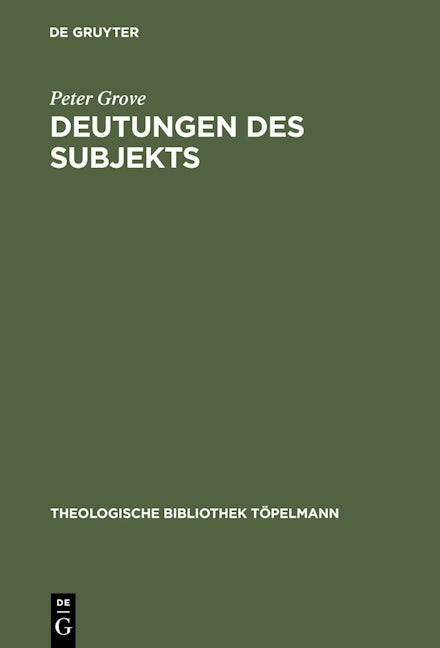 Deutungen des Subjekts