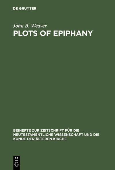 Cover image for Plots of Epiphany, isbn: 9783110182668