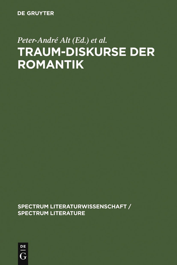 Cover image for Traum-Diskurse der Romantik, isbn: 9783110183023