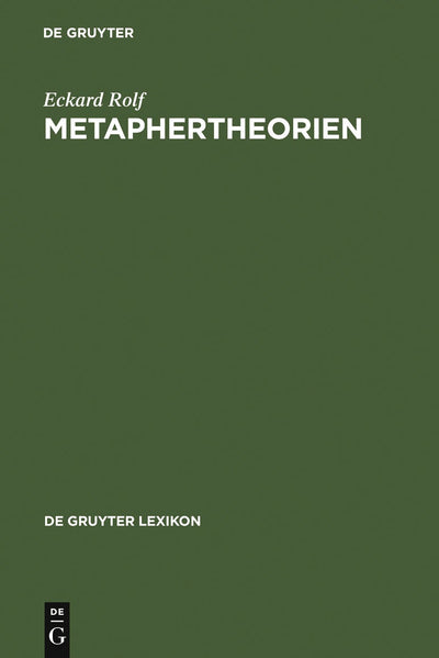 Cover image for Metaphertheorien, isbn: 9783110183313