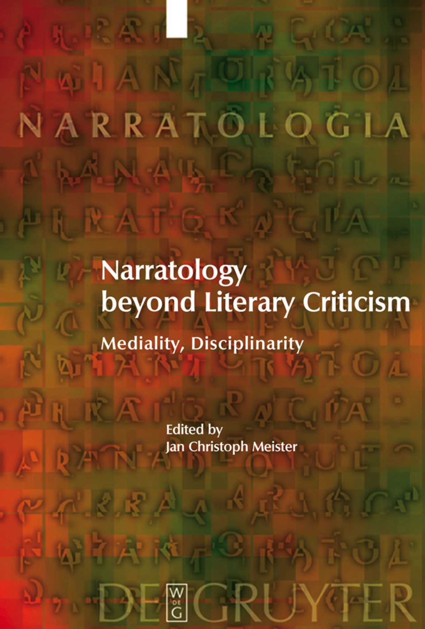 Cover image for Narratology beyond Literary Criticism ISBN 9783110183528